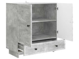 Sideboard Concrete Grey 66 x 34.5 x 95 cm Engineered Wood 893978