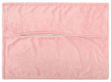 Cushion Cover 6 pcs HOUTEN Pink 80 x 80 cm Flannel 921814