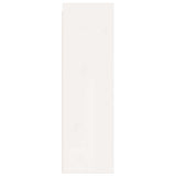 Wall Cabinets 2 pcs White 30x30x100 cm Solid Pinewood 813508