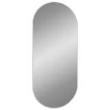 Wall Mirror Silver 100x45 cm Oval 348194