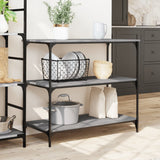 Kitchen Trolley Grey Sonoma 102x50x95 cm Engineered Wood 842324