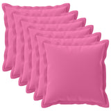 Cushion Cover 6 pcs HOUTEN Pink 80 x 80 cm Polyester 921734