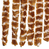 Insect Curtain Ochre and White 90x220 cm Chenille 325458