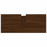 Bathroom Cabinet Brown Oak 80x33x60 cm Engineered Wood 831627
