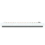 Bed Frame with LED White 80 x 200 cm Engineered Wood 3429581