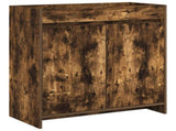 Bathroom Under Sink Cabinet Smoked Oak 78.5 x 37.5 x 81 cm 890788