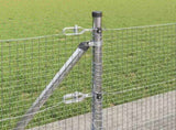 Welded Wire Fence with Concrete Base 50 x 0.4 m 3352337