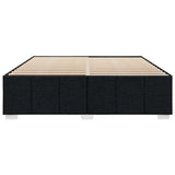 Bed Frame without Mattress Black Super King Fabric 3284872