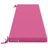 2-Piece Bench Cushions SOEST 2 pcs 100% Polyester Pink 949187