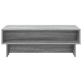 Coffee Table Grey Sonoma 100 x 46 x 35 cm Engineered Wood 8000241