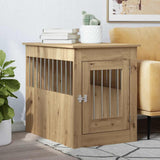 Dog Crate Furniture Artisan Oak 55x80x68 cm Engineered Wood 857643