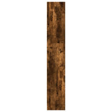 Bookcase Smoked Oak 80x24x143 cm Engineered Wood 857848