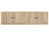 Storage Cabinet for Loft Bed 2 pcs Sonoma Oak 66 x 35 x 48 cm 893717