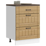 Kitchen Base Cabinet Lucca Artisan Oak Engineered Wood 854278