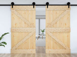 Door NARVIK Natural 70 x 210 cm Solid Pine Wood 42047079