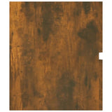 Sink Cabinet Smoked Oak 100x38.5x45 cm Engineered Wood 815657