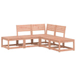 ZNTS 5 Piece Garden Sofa Set Solid Wood Douglas 3216958