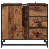 Bathroom Cabinet Old Wood 65 x 33 x 60 cm Engineered Wood 883624