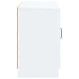 Sideboard with Drawer White 89 x 34.5 x 57 cm Engineered Wood 895805