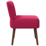 Slipper Chair Wine Red Velvet 42050517