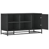 Shoe Bench Black 100x40x53.5 cm Engineered Wood and Metal 849214