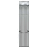 Log Holder Silver 120x45x210 cm Galvanised Steel 364592