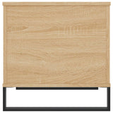 ZNTS Coffee Table Sonoma Oak 60x44.5x45 cm Engineered Wood 830959