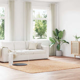 Shaggy Rug High Pile NAVARRA Beige 240x240 cm Polyester 4102885