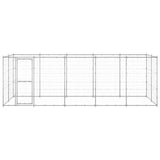 Outdoor Dog Kennel Galvanised Steel 12,1 m 3082309