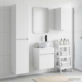 Bathroom Furniture Set 3 pcs White 33 x 34.5 x 160 cm 3406083