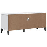 TV Cabinet VIKEN White Engineered Wood 374929
