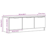 TV Cabinet Artisan Oak 102x35x36.5 cm Engineered Wood 856948