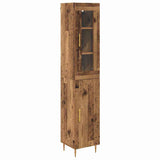Highboard 2 pcs Old Wood Engineered Wood 3415674