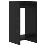 Plant Stand Black Oak 30 x 30 x 60 cm Engineered Wood 899597