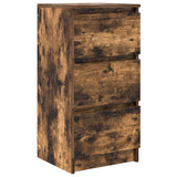 Sideboard Smoked Oak 37.5x35x76 cm Engineered Wood 861728