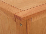 Storage Box Solid Oak Wood 42000875