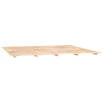 ZNTS Bed Frame without Mattress 160x200 cm Solid Wood Pine 824578