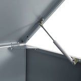Wheelie Bin Storage for 4 Bins Grey 276x79x117 cm Steel 3279989