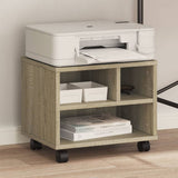 Printer Stand with Wheels Sonoma Oak 41x32x34,5 cm 840613