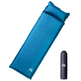 Self Inflating Camping Mattress with Pillow 1-Person Turquoise 4007135