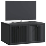 Wall-Mounted TV Cabinet Black 59.5 x 41 x 30 cm Engineered Wood 897996