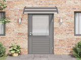 Door Canopy Black 120x100 cm PC 45633