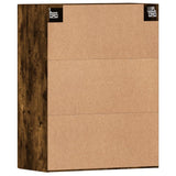 Wall Mounted Cabinets 2 pcs Smoked Oak Engineered Wood 3197910
