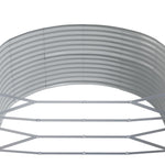 Garden Raised Bed Green 212x140x68 cm Galvanised Steel 319093