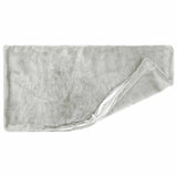 Cushion Cover 12 pcs HEERLEN Light Grey 40 x 80 cm Flannel 910185