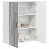 Wall Cabinet PORTO Grey Sonoma 80 x 31 x 100 cm Engineered Wood 885501