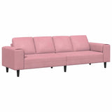 Living Room Couch Pink 250 x 77 x 76 cm 3335094