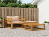 Sectional Sofa Set with Cushions 3 pcs 2-Seater 42028333