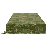 Seat Cushion SOEST 100% Polyester Leaf design 120 x 80 x 15 cm 944317