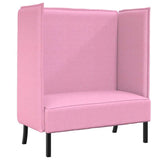Highback Sofa Pink 109 x 56 x 121 cm Fabric 42010843